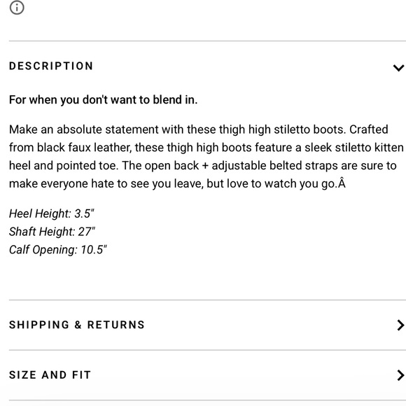 Azalea Wang Backer Over the Knee Stiletto Boots NWOT - Picture 5 of 5